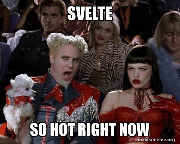 Svelte Popularity meme